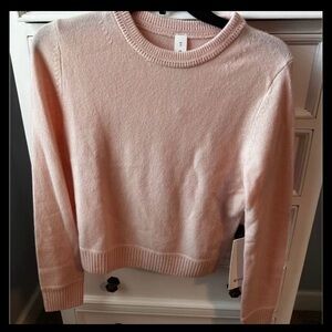 lululemon athletica Women's Soft Pink Cashmere Sweater